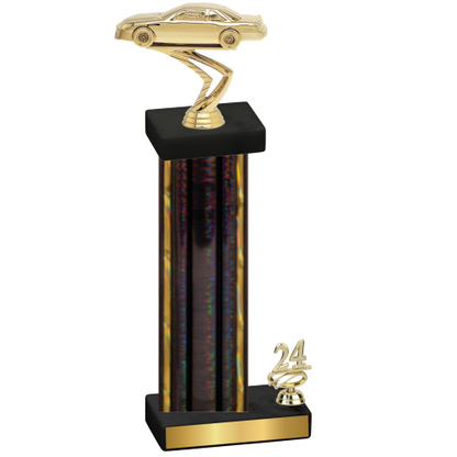 Accented Single Black Glacier Year Cars Trophy