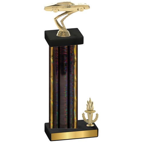 Accented Single Black Glacier Victory Cars Trophy