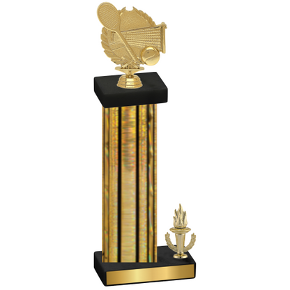 Accented Single Gold Glacier Victory Tennis Trophy