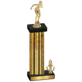 Accented Single Gold Glacier Victory Tennis Trophy