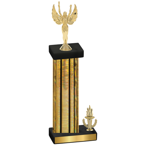 Accented Single Gold Glacier Victory Victory Trophy