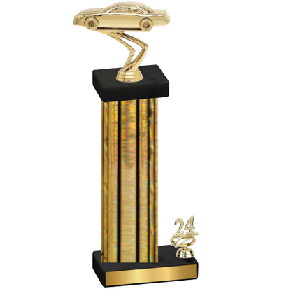 Accented Single Gold Glacier Year Cars Trophy