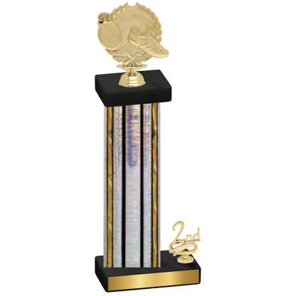 Accented Single Silver Glacier Second Place Running Trophy