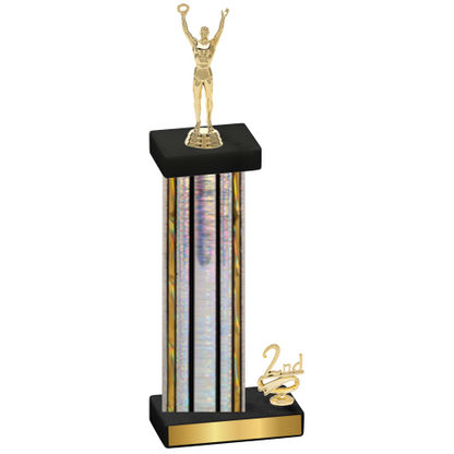 Accented Single Silver Glacier Second Place Victory Trophy