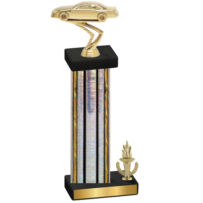 Accented Single Silver Glacier Victory Cars Trophy