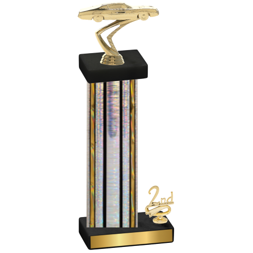 Accented Single Silver Glacier Second Place Cars Trophy