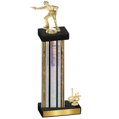 Accented Single Silver Glacier First Place Shooter Trophy