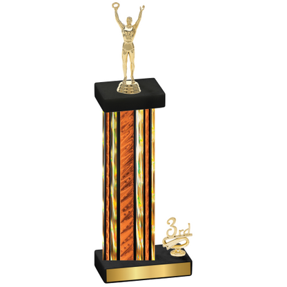 Accented Single Orange Glacier Third Place Victory Trophy