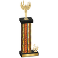 Accented Single Orange Glacier Third Place Victory Trophy