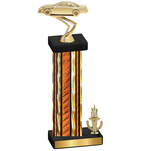 Accented Single Orange Glacier Victory Cars Trophy