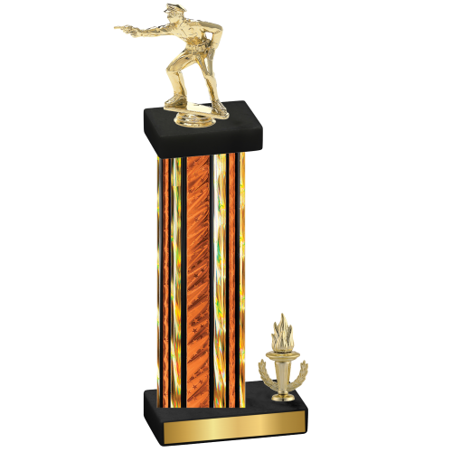 Accented Single Orange Glacier Victory Shooter Trophy