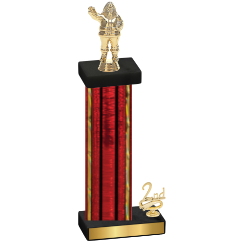 Accented Single Red Glacier Second Place Holiday Trophy