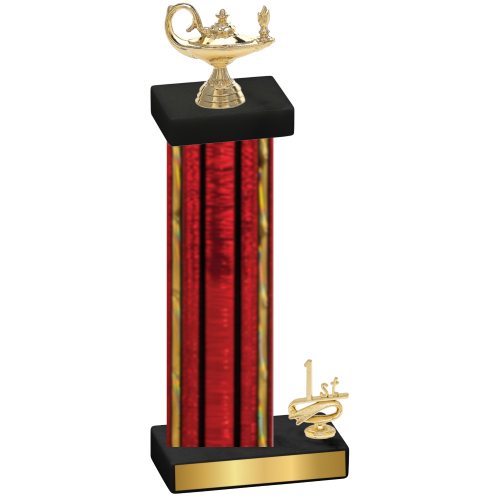 Accented Single Red Glacier First Place Academics Trophy