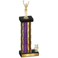 Accented Single Purple Glacier Year Victory Trophy