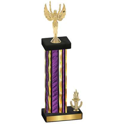 Accented Single Purple Glacier Victory Victory Trophy