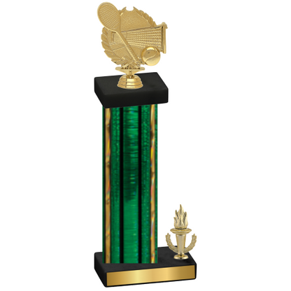 Accented Single Green Glacier Victory Tennis Trophy