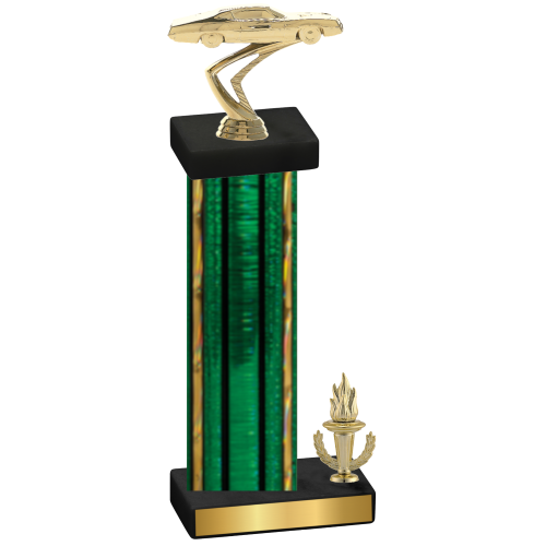 Accented Single Green Glacier Victory Cars Trophy