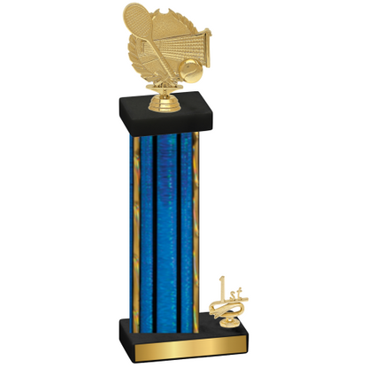 Accented Single Blue Glacier First Place Tennis Trophy