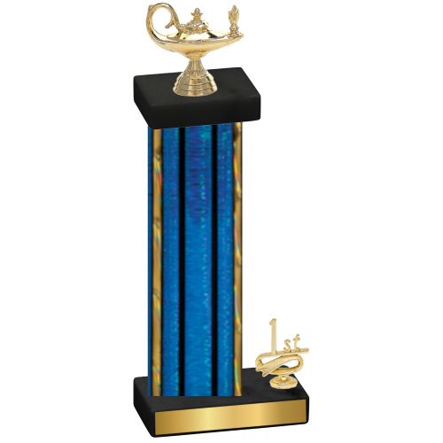 Accented Single Blue Glacier First Place Academics Trophy