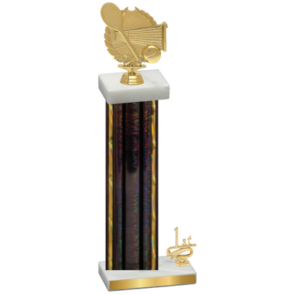 Accented Single Black Glacier First Place Tennis Trophy