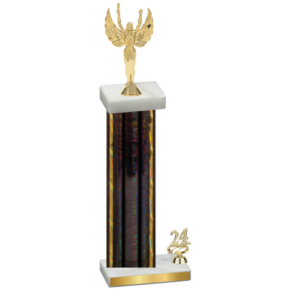 Accented Single Black Glacier Year Victory Trophy