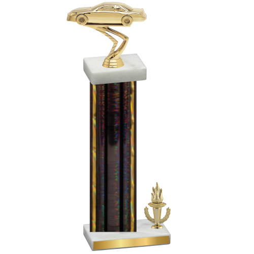 Accented Single Black Glacier Victory Cars Trophy