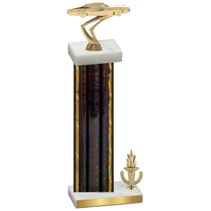 Accented Single Black Glacier Victory Cars Trophy