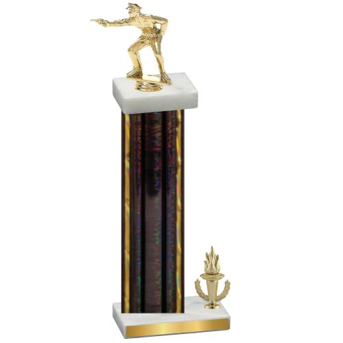 Accented Single Black Glacier Victory Shooter Trophy