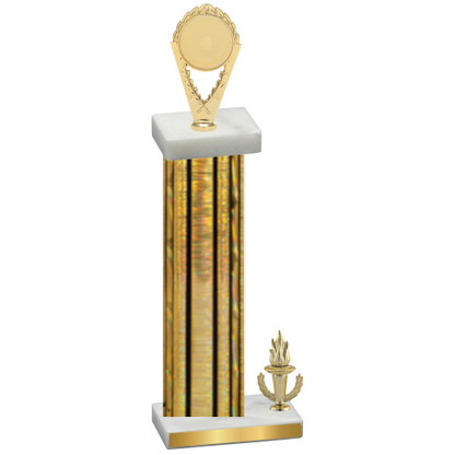 Accented Single Gold Glacier Victory Insert Trophy