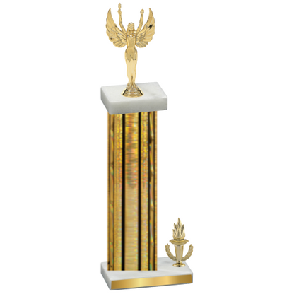 Accented Single Gold Glacier Victory Victory Trophy
