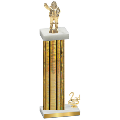 Accented Single Gold Glacier Second Place Holiday Trophy