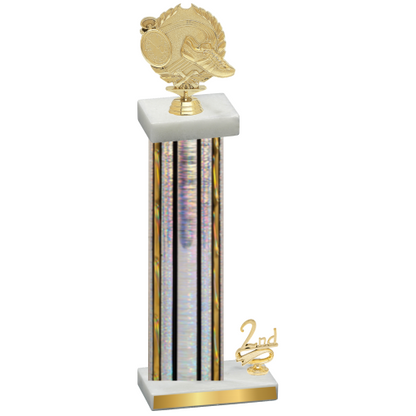Accented Single Silver Glacier Second Place Running Trophy