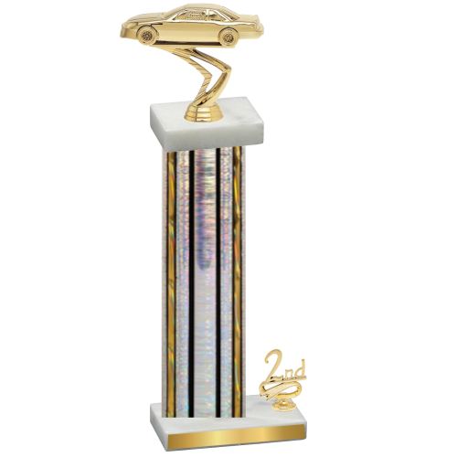 Accented Single Silver Glacier Second Place Cars Trophy
