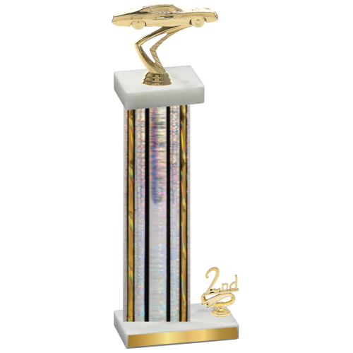 Accented Single Silver Glacier Second Place Cars Trophy
