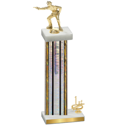 Accented Single Silver Glacier First Place Shooter Trophy