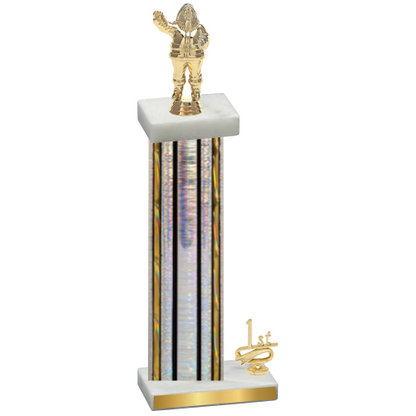 Accented Single Silver Glacier First Place Holiday Trophy