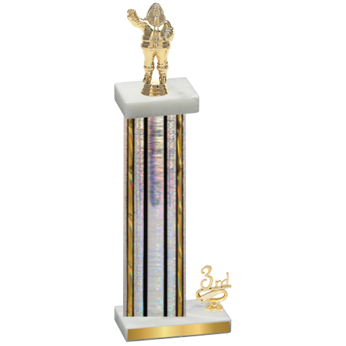 Accented Single Silver Glacier Third Place Holiday Trophy