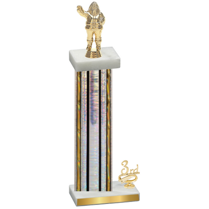 Accented Single Silver Glacier Third Place Holiday Trophy