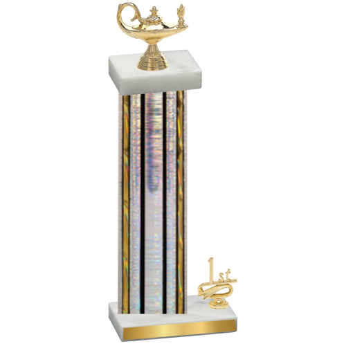 Accented Single Silver Glacier First Place Academics Trophy