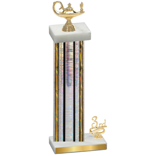 Accented Single Silver Glacier Third Place Academics Trophy