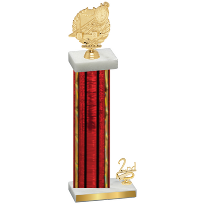 Accented Single Red Glacier Second Place Swimming Trophy