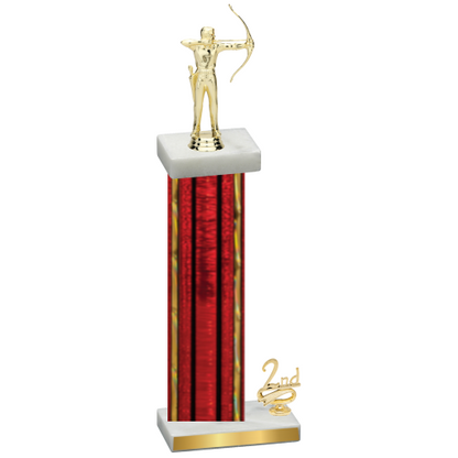 Accented Single Red Glacier Second Place Archery Trophy