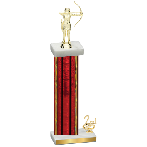 Accented Single Red Glacier Second Place Archery Trophy