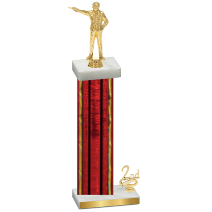 Accented Single Red Glacier Second Place Shooter Trophy