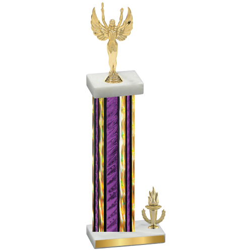 Accented Single Purple Glacier Victory Victory Trophy