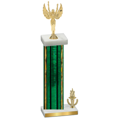 Accented Single Green Glacier Victory Victory Trophy