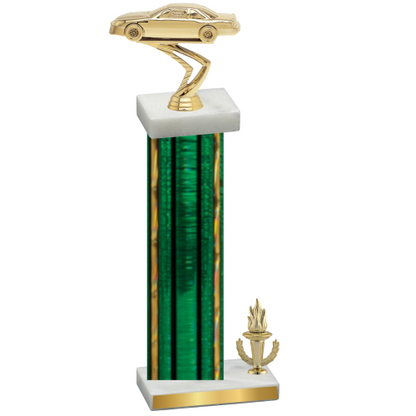 Accented Single Green Glacier Victory Cars Trophy