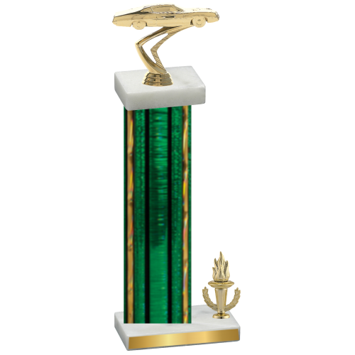 Accented Single Green Glacier Victory Cars Trophy