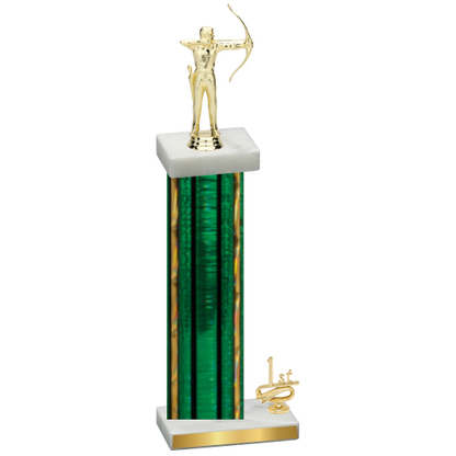 Accented Single Green Glacier First Place Archery Trophy