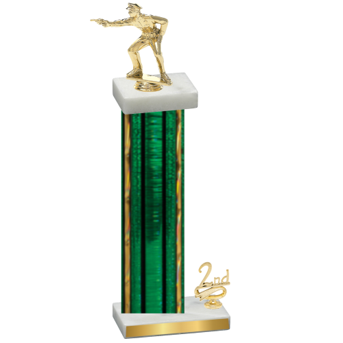 Accented Single Green Glacier Second Place Shooter Trophy